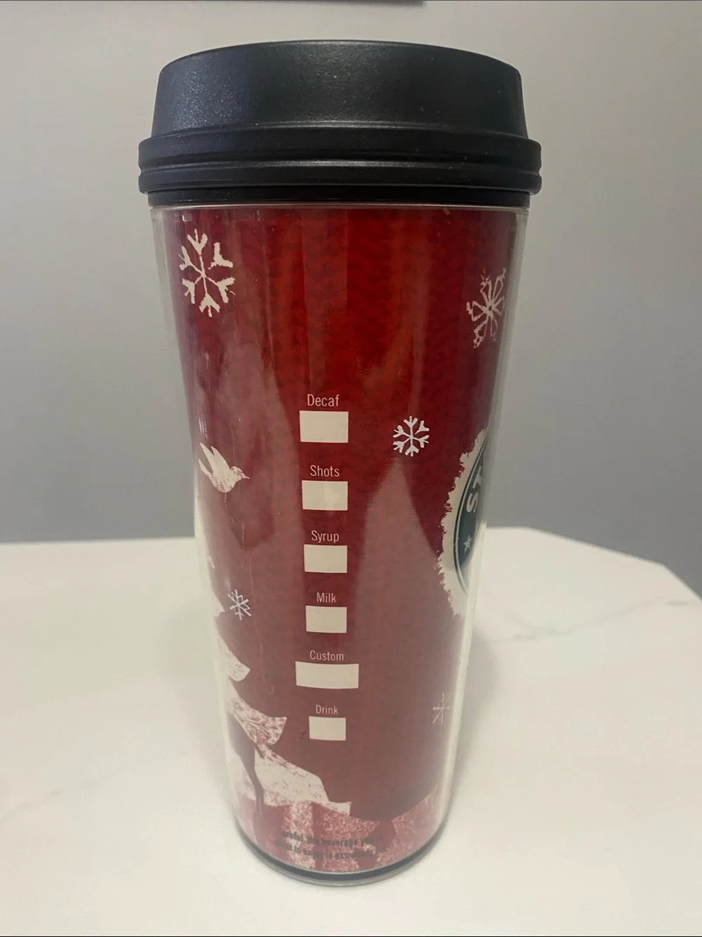 Starbucks vintage 2008 Christmas Edition Tumbler
